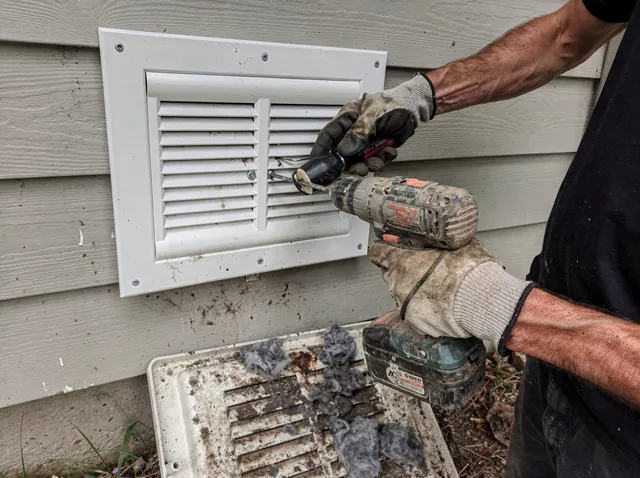 Dryer Vent Cover Replacement in Willowick