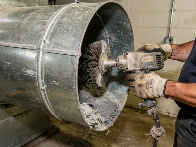 Industrial-grade dryer vent cleaning by Willowick Dryer Vent Cleaning in Willowick