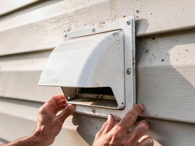 Willowick Dryer Vent Cleaning technician delivering thorough residential dryer vent cleaning service in Willowick